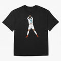 Cristiano Ronaldo Iconic Celebration Oversized T-Shirt Step into the FIFA World Cup 2026 USA Canada Mexico Journey through Cristiano Ronaldo Highlights, Portugal Pride, Football Passion, Legendary Performances, Festival Vibes and Supporter