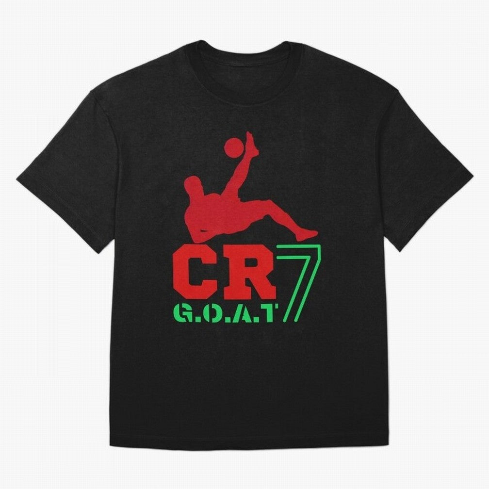 CR7 G.O.A.T Oversized T-Shirt Wear the Spirit of Global Football Passion for FIFA World Cup 2026, Driven by Mbappe, Germany, Championship Spirit, Famous Goals, Roaring Crowds and International Football Unity; Created for Match Day Parties, Soccer