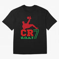 CR7 G.O.A.T Oversized T-Shirt Wear the Spirit of Global Football Passion for FIFA World Cup 2026, Driven by Mbappe, Germany, Championship Spirit, Famous Goals, Roaring Crowds and International Football Unity; Created for Match Day Parties, Soccer