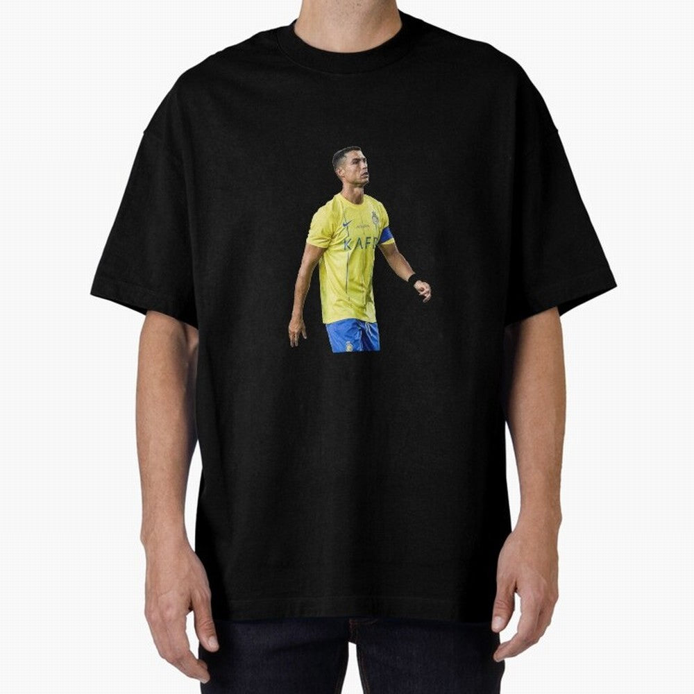 Ronaldo Al Nassar Oversized T-Shirt Discover FIFA World Cup 2026 USA Canada Mexico Inspired by Mbappe, England and Germany Energy, Classic Soccer Heritage, Championship Pressure, Fan Loyalty and International Pride; Built for Supporters Chasing