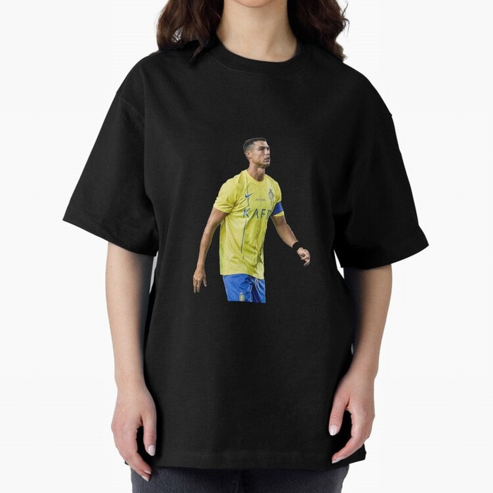 Ronaldo Al Nassar Oversized T-Shirt Discover FIFA World Cup 2026 USA Canada Mexico Inspired by Mbappe, England and Germany Energy, Classic Soccer Heritage, Championship Pressure, Fan Loyalty and International Pride; Built for Supporters Chasing