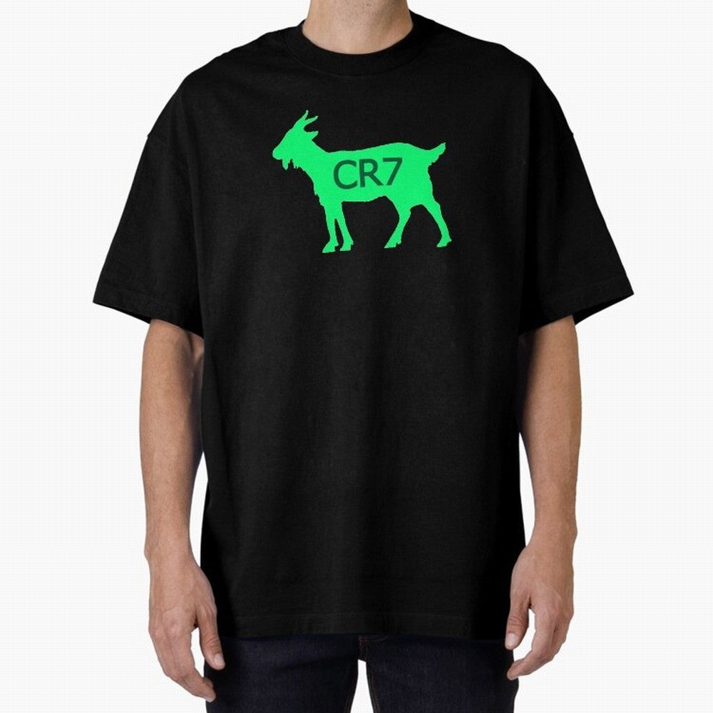 CR7 GOAT Saudi Arabia Green Oversized T-Shirt Back Your Heroes with the FIFA World Cup 2026 Group Stage Journey through Cristiano Ronaldo, Haaland and CR7 Highlights, France Pride, Soccer Culture, Superstar Moments, National Team Dreams and