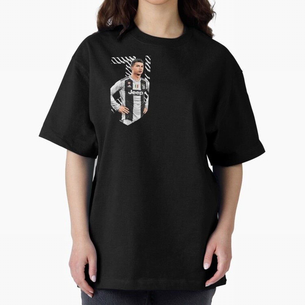 Ronaldo Oversized T-Shirt Show Support during the FIFA World Cup 2026 Group Stage Journey through Haaland Highlights, Spain Pride, Classic Soccer Heritage, Championship Pressure, Fan Loyalty and International Pride; Created for Match Day Parties,