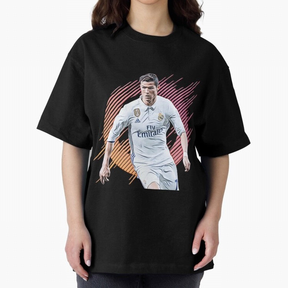 ronaldo christiano Oversized T-Shirt Celebrate National Team Dreams in FIFA World Cup 2026 for Fans of Cristiano Ronaldo, Haaland and CR7 and France, Bringing Football History, Final Match Energy, Crowd Noise and Once in a Lifetime Moments; Ideal