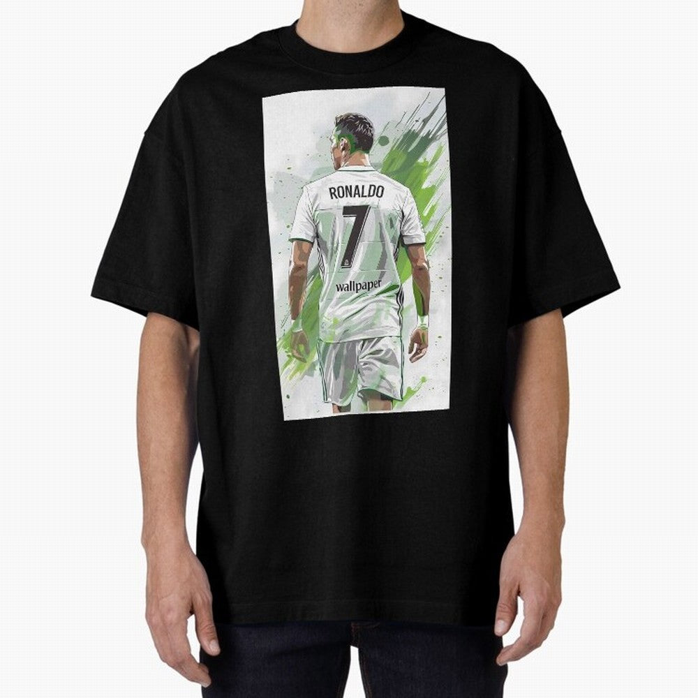 Ronaldo Oversized T-Shirt Show Passion for the Stars of the FIFA World Cup 2026 Group Stage Journey through Messi Highlights, England and Germany Pride, Stadium Chants, National Pride, Trophy Dreams and Unforgettable Football Memories; Made for