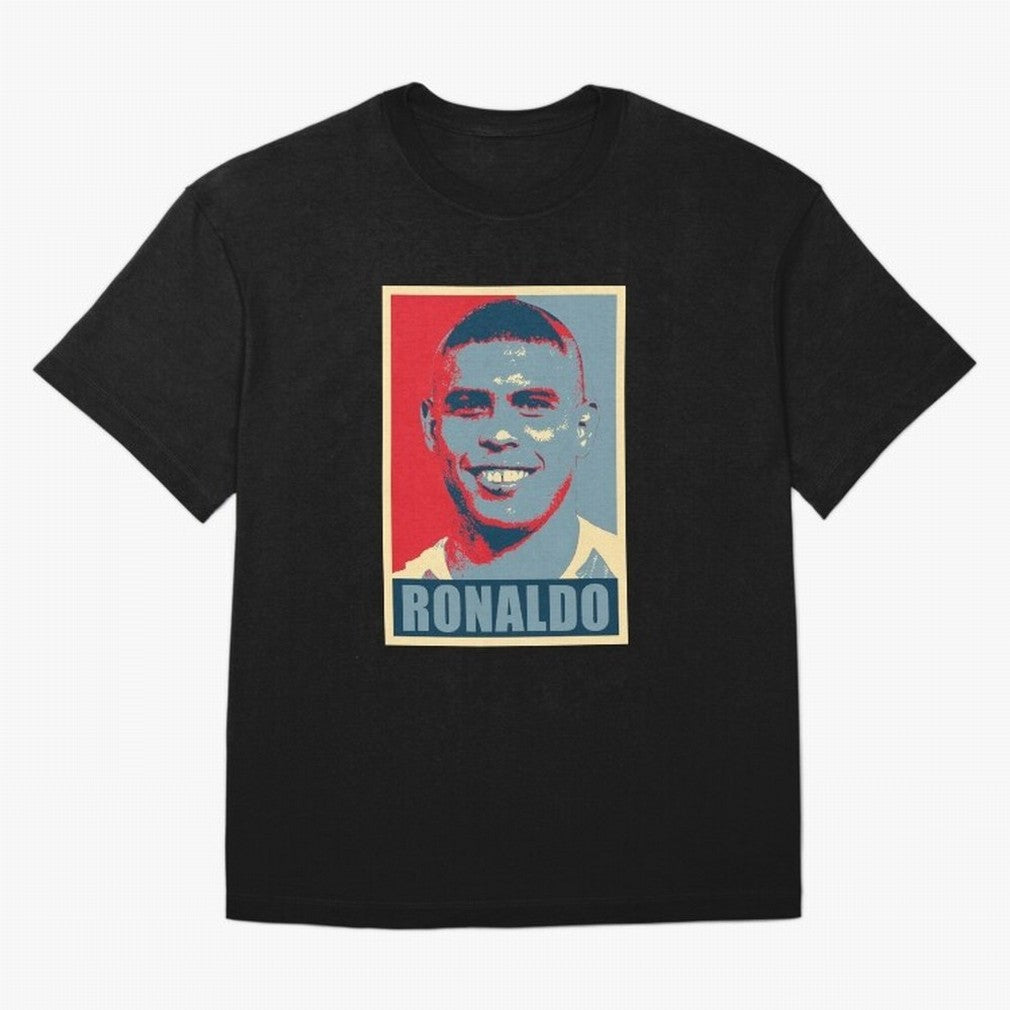 Ronaldo De Lima Hope Oversized T-Shirt Elevate Match Day Hype around FIFA World Cup 2026 Group Stage, Mbappe and Neymar, England, Classic Soccer Heritage, Championship Pressure, Fan Loyalty and International Pride; Made for Collectors Who Enjoy