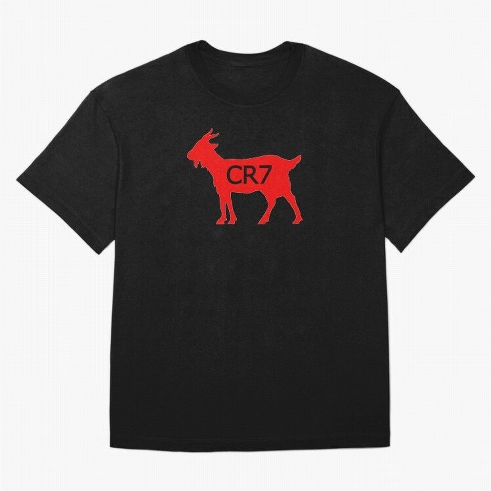 CR7 GOAT Red Oversized T-Shirt Bring Home Global Football Passion for FIFA World Cup 2026 Group Stage, with Mbappe and Neymar, England, France and Netherlands, Stadium Chants, National Pride, Trophy Dreams and Unforgettable Football Memories;