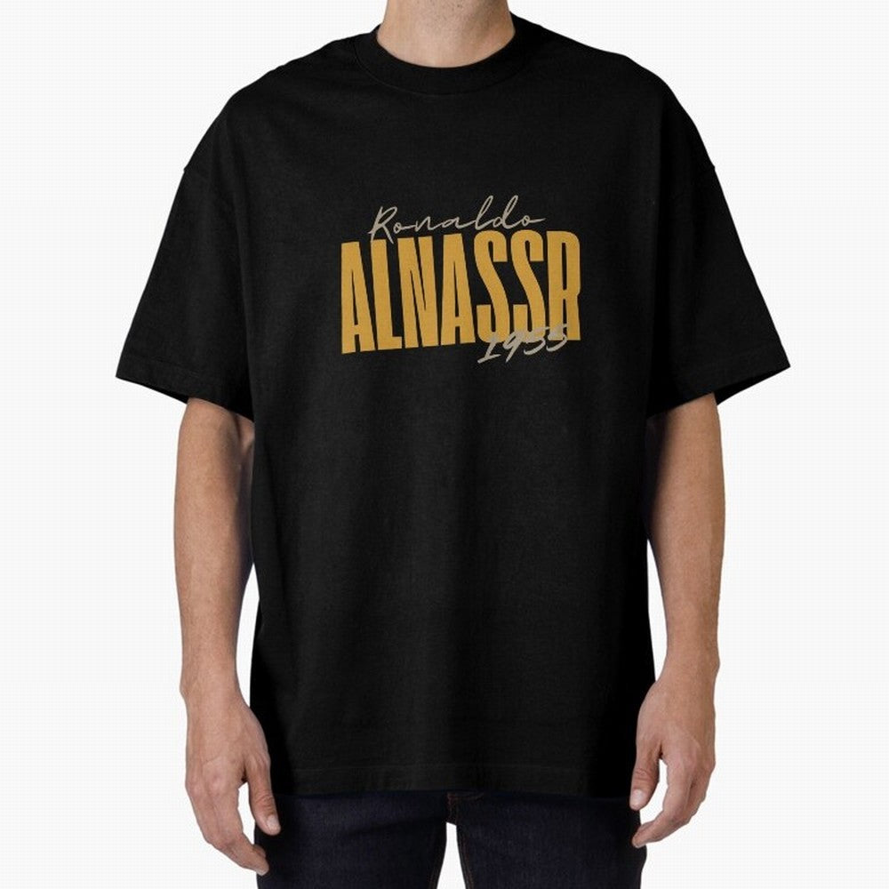 ronaldo alnasser Oversized T-Shirt Celebrate Global Passion for FIFA World Cup 2026 Driven by Haaland and Mbappe, Spain and Netherlands Energy, Sports Nostalgia, International Competition, Famous Players and Unforgettable Victories; Perfect for