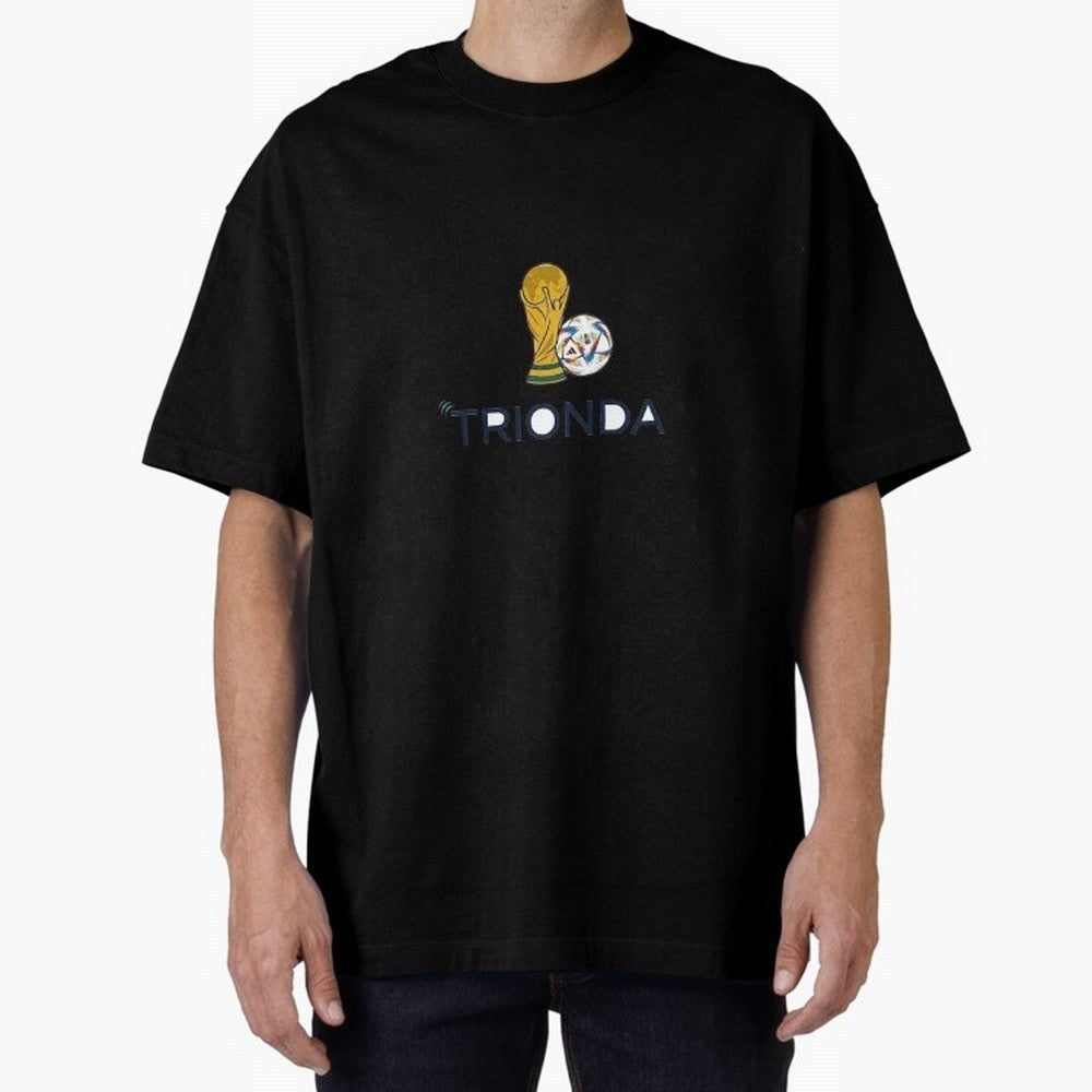 FIFA 2026 Oversized T-Shirt Celebrate the Magic of Global Football Passion for FIFA World Cup 2026 USA Canada Mexico, Centered on Mbappe and Neymar, England, France and Netherlands, Global Supporter Spirit, Legendary Goals, National Colors and