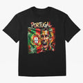 PORTUGAL FOOTBALL TEAM Oversized T-Shirt Fuel FIFA World Cup 2026 USA Canada Mexico Spirit, Centered on Spain, Neymar, Vintage Soccer Flavor, Modern Football Stars, National Flags and Final Night Emotion; Created for Match Day Parties, Soccer