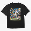 Madridistas Oversized T-Shirt Feel the Trophy Chase of FIFA World Cup 2026 USA Canada Mexico Spirit, Centered on England, France and Netherlands, Cristiano Ronaldo, Worldwide Fan Energy, Dramatic Goals, Stadium Lights and Championship Celebrations;