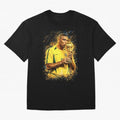 R9 Ronaldo Football Legend Oversized T-Shirt Celebrate Fan Culture around Match Day Hype around FIFA World Cup 2026 Group Stage, Messi, Neymar and Mbappe, Spain, Worldwide Fan Energy, Dramatic Goals, Stadium Lights and Championship Celebrations;