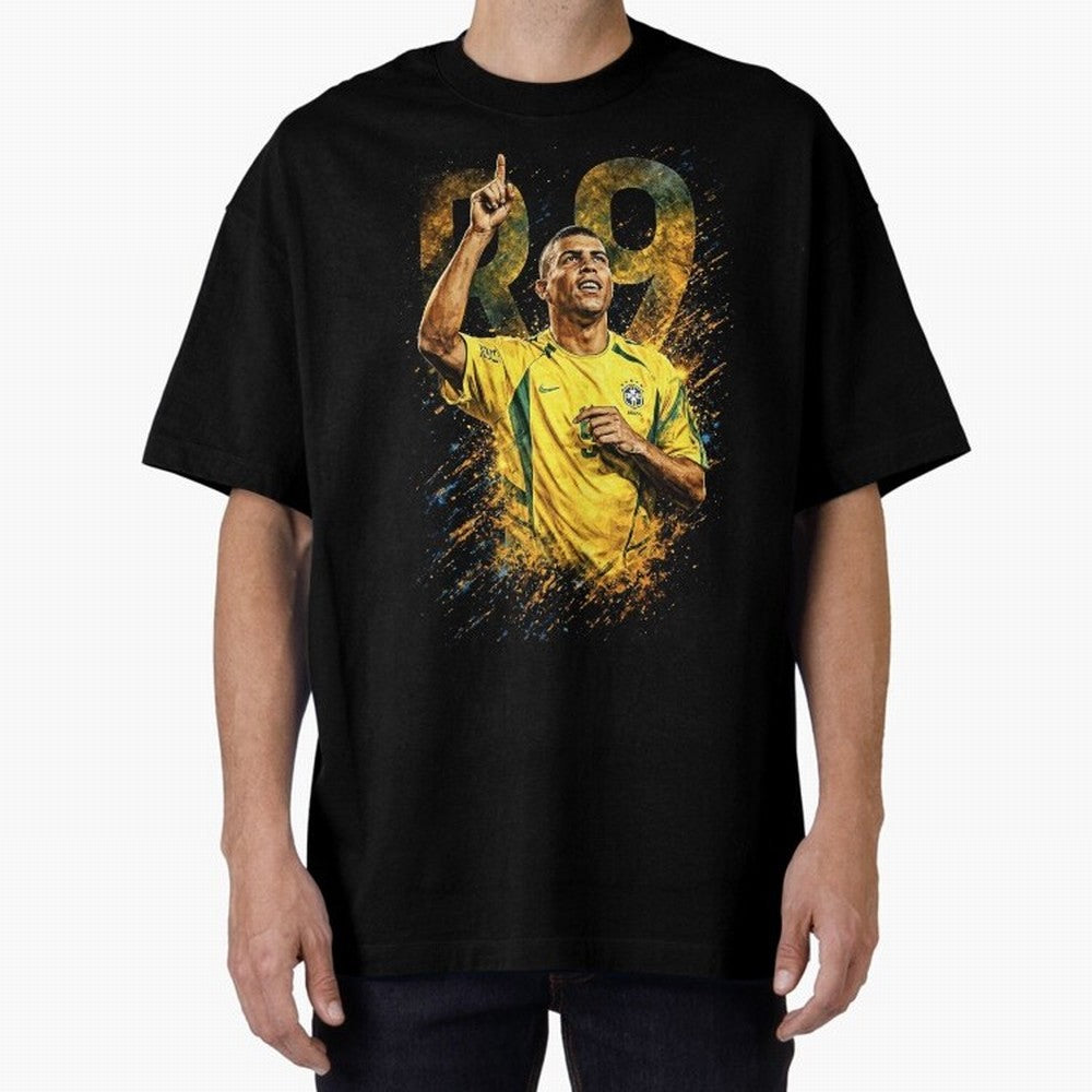 R9 Ronaldo Football Legend Oversized T-Shirt Carry National Pride through Match Day Hype around FIFA World Cup 2026 Group Stage, Messi, Neymar and Mbappe, France and Portugal, Stadium Memories, Football Loyalty, International Chants and