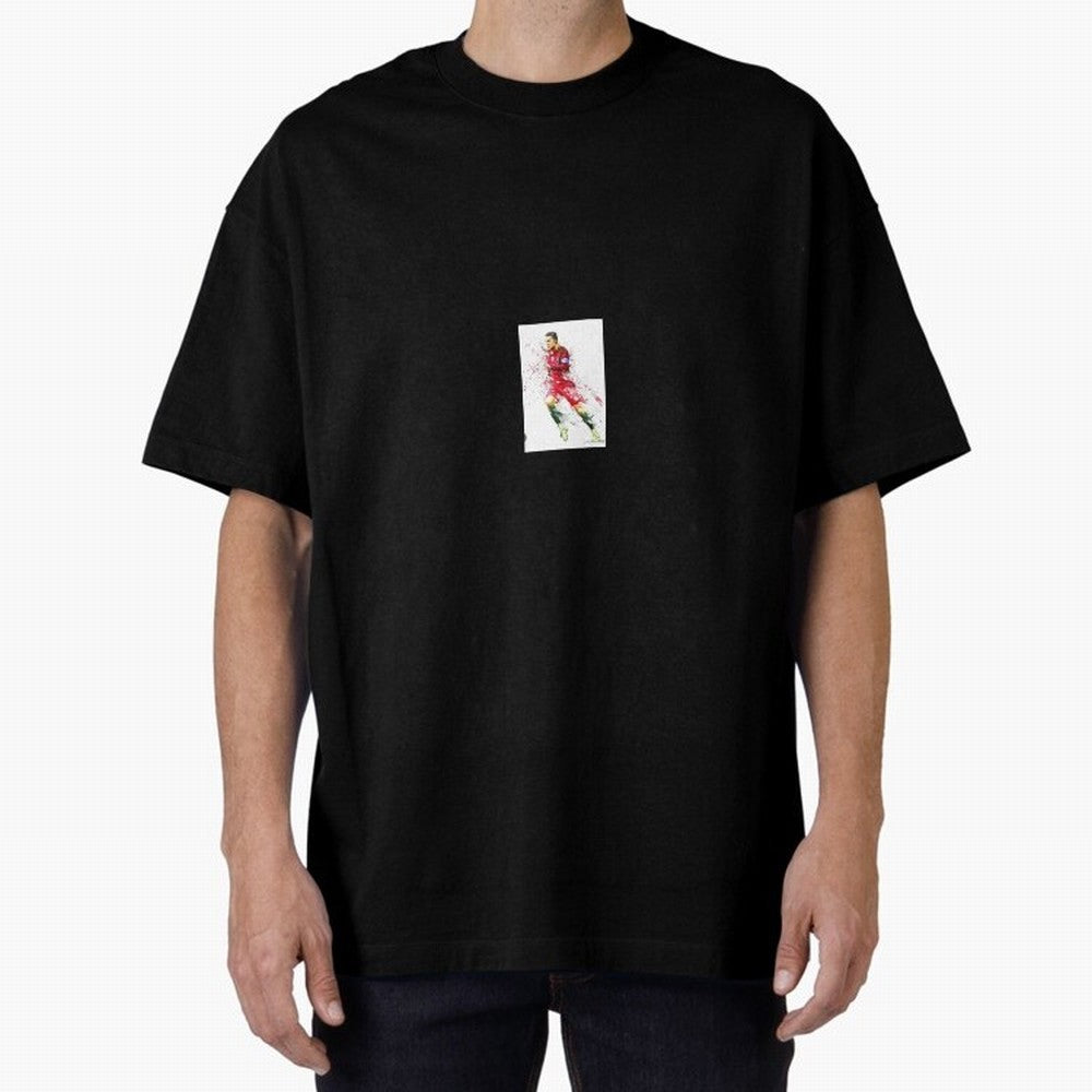 Ronaldo sticker Oversized T-Shirt Make Every Match About the FIFA World Cup 2026 USA Canada Mexico Journey through Neymar, Haaland and Cristiano Ronaldo Highlights, Netherlands Pride, Supporter Pride, Iconic Celebrations, Legendary Names and Global