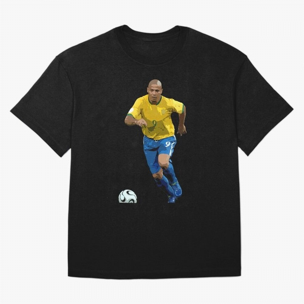 Ronaldo Nazario Oversized T-Shirt Bring Trophy Dreams to Global Football Passion for FIFA World Cup 2026 USA Canada Mexico, Driven by Neymar, Haaland and Cristiano Ronaldo, France, Football History, Final Match Energy, Crowd Noise and Once in a