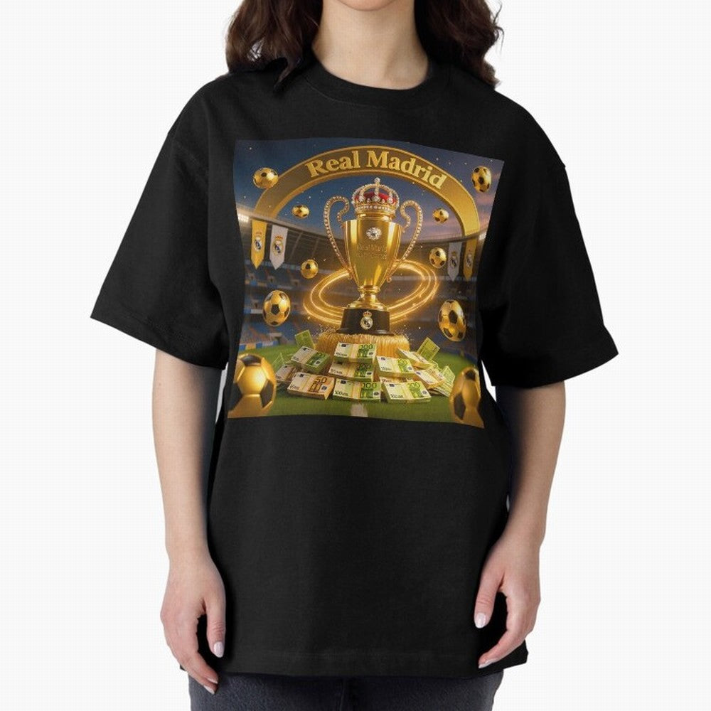 The Wealth of Real Madrid Oversized T-Shirt Honor FIFA World Cup 2026 for Fans of Messi, Neymar and Mbappe and Netherlands, Bringing Football Passion, Legendary Performances, Festival Vibes and Supporter Community; Made for Collectors Who Enjoy