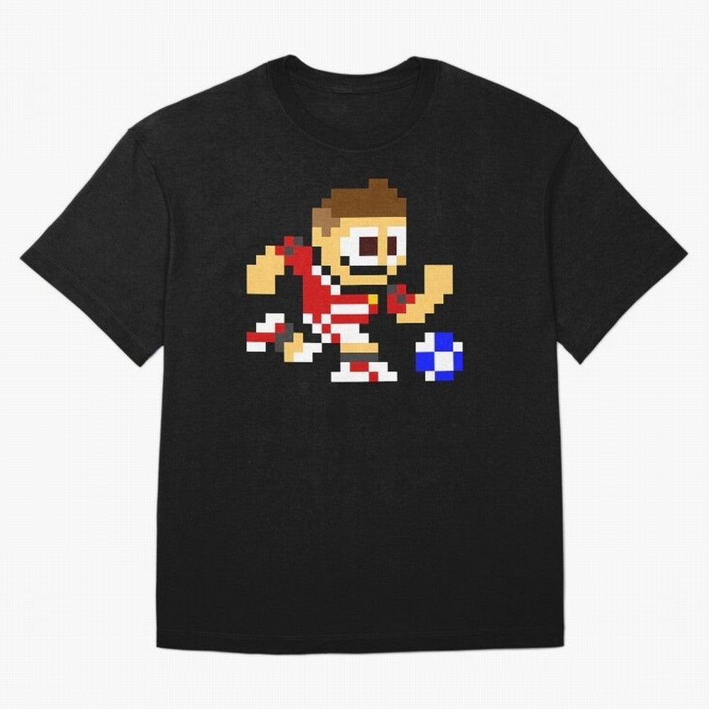 Ronaldo Manchester United (8-bit Football / Soccer Player) Oversized T-Shirt Refresh FIFA World Cup 2026 USA Canada Mexico for Fans of Cristiano Ronaldo and Portugal, Bringing Worldwide Fan Energy, Dramatic Goals, Stadium Lights and Championship