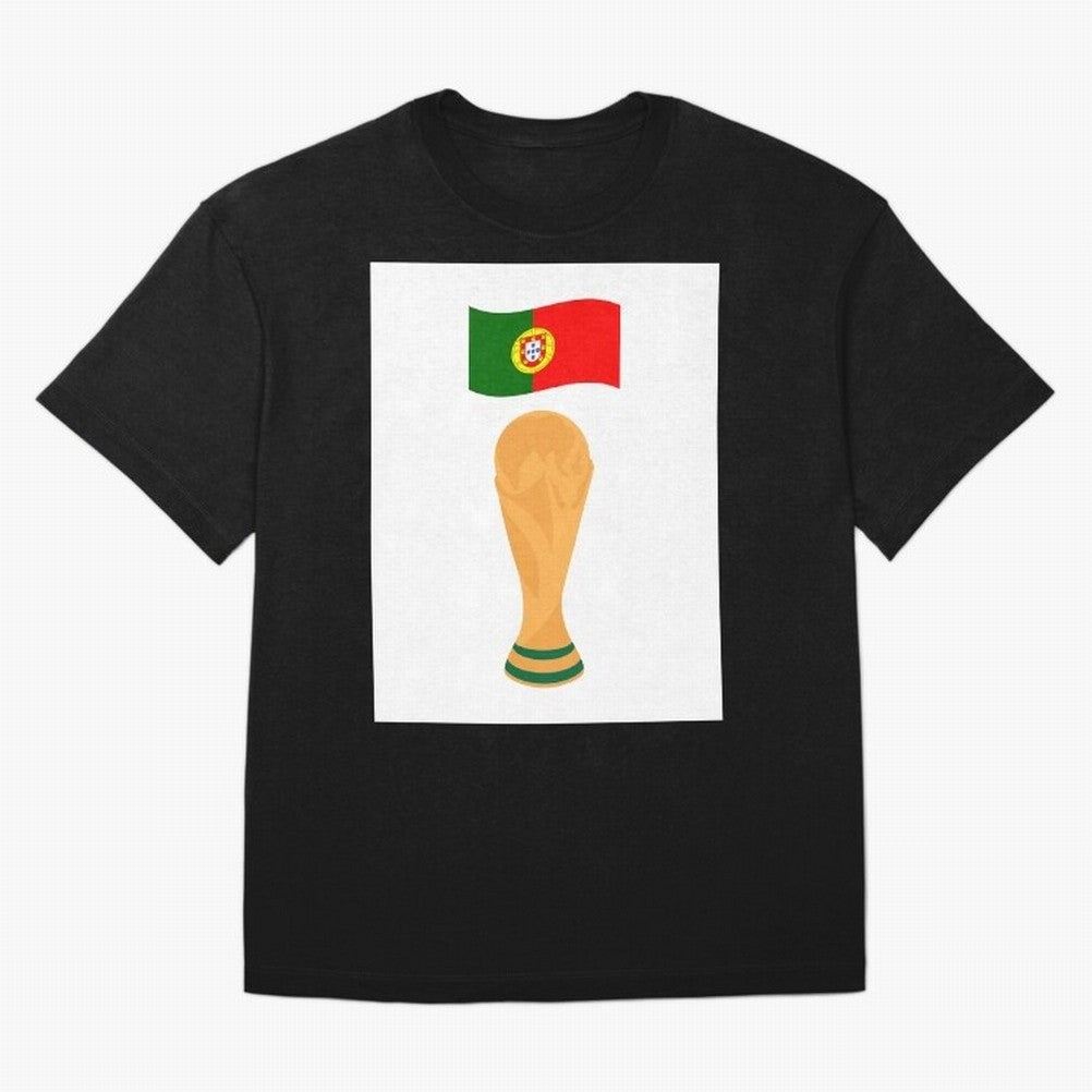 Portugal Football Fan T-Shirt Oversized T-Shirt Remember Iconic Moments from FIFA World Cup 2026 USA Canada Mexico for Fans of Haaland and Mbappe and Argentina, France and Brazil, Bringing Tournament Hype, Historic Matchups, Family Viewing Parties