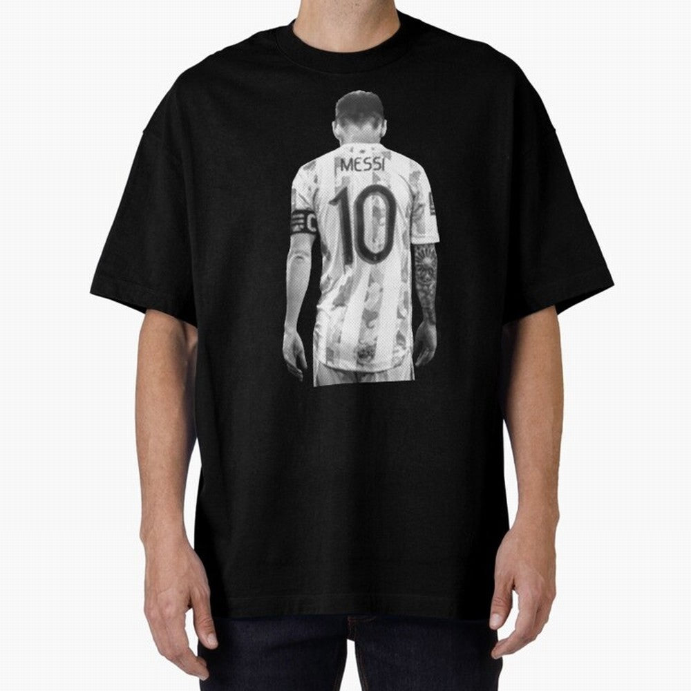messi Oversized T-Shirt Share Match Day Hype around FIFA World Cup 2026 Group Stage, Mbappe, Spain and Netherlands, Stadium Memories, Football Loyalty, International Chants and Championship Tradition; Ideal for Football Dads, Football Moms,