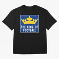 The King of Football Oversized T-Shirt Celebrate Football Dreams Across FIFA World Cup 2026 Group Stage for Fans of Messi, Neymar and Mbappe and Spain and Netherlands, Bringing Sports Nostalgia, International Competition, Famous Players and