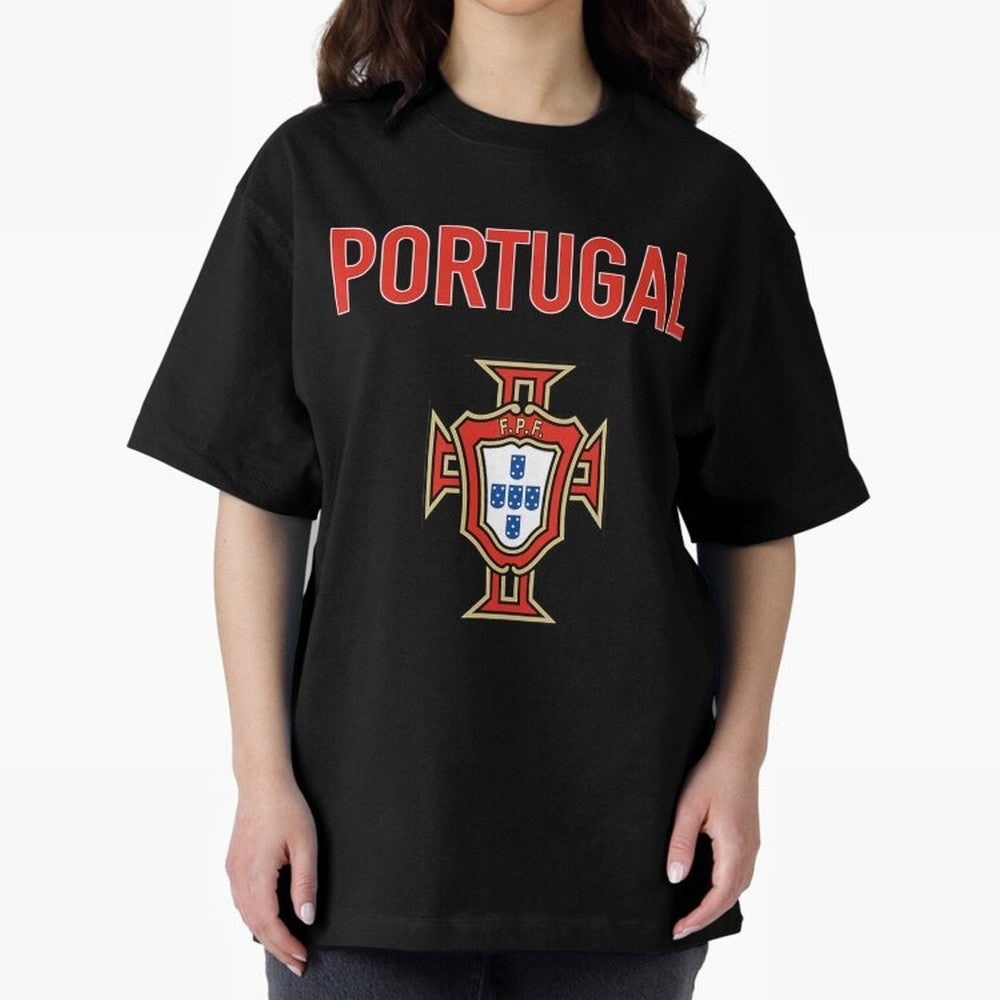 Portugal Oversized T-Shirt Bring a Champion Mindset to Global Football Passion for FIFA World Cup 2026, Capturing Mbappe and Neymar, England, France and Netherlands, Classic Soccer Heritage, Championship Pressure, Fan Loyalty and International