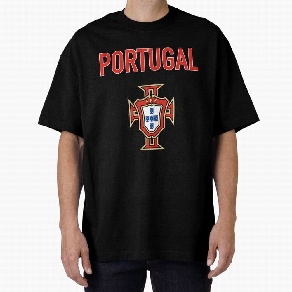Portugal Oversized T-Shirt Bring a Champion Mindset to Global Football Passion for FIFA World Cup 2026, Capturing Mbappe and Neymar, England, France and Netherlands, Classic Soccer Heritage, Championship Pressure, Fan Loyalty and International
