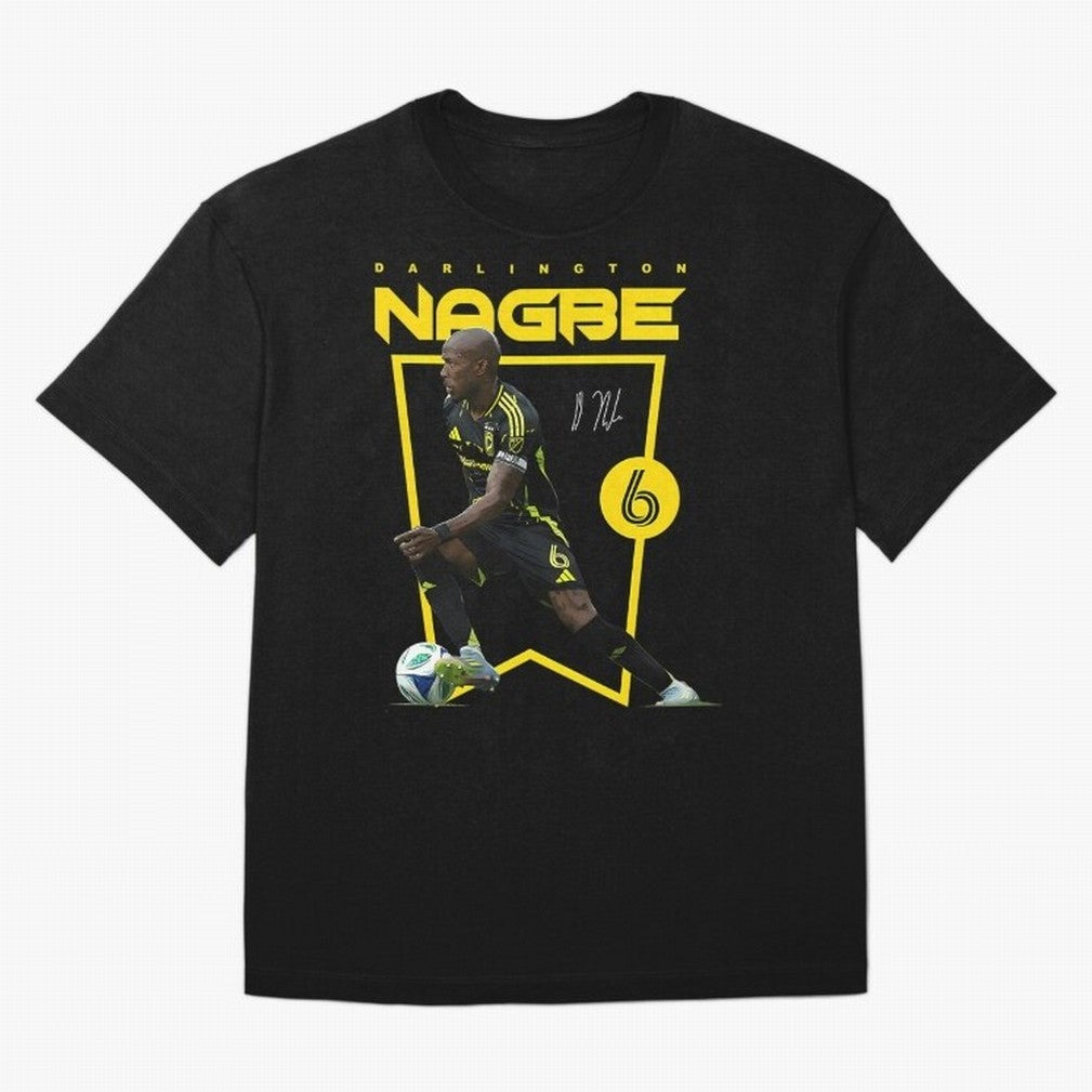 Darlington Nagbe Columbus Crew Oversized T-Shirt Show Your Tournament Heart for FIFA World Cup 2026 USA Canada Mexico Spirit, Connected to Argentina and Brazil, Cristiano Ronaldo, Vintage Soccer Flavor, Modern Football Stars, National Flags and