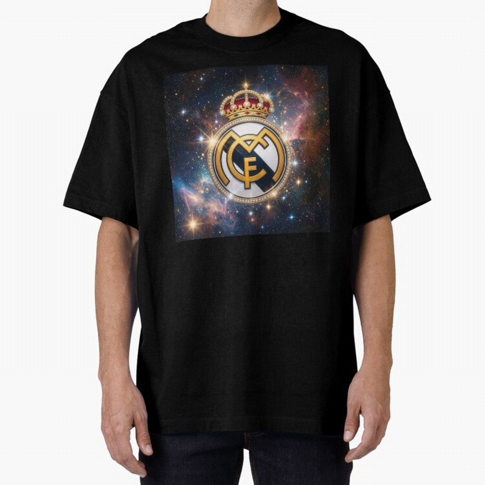 The Real Madrid Galaxy Oversized T-Shirt Bring International Match Energy to FIFA World Cup 2026 USA Canada Mexico for Fans of Cristiano Ronaldo, Haaland and CR7 and Spain, Bringing Football History, Final Match Energy, Crowd Noise and Once in a