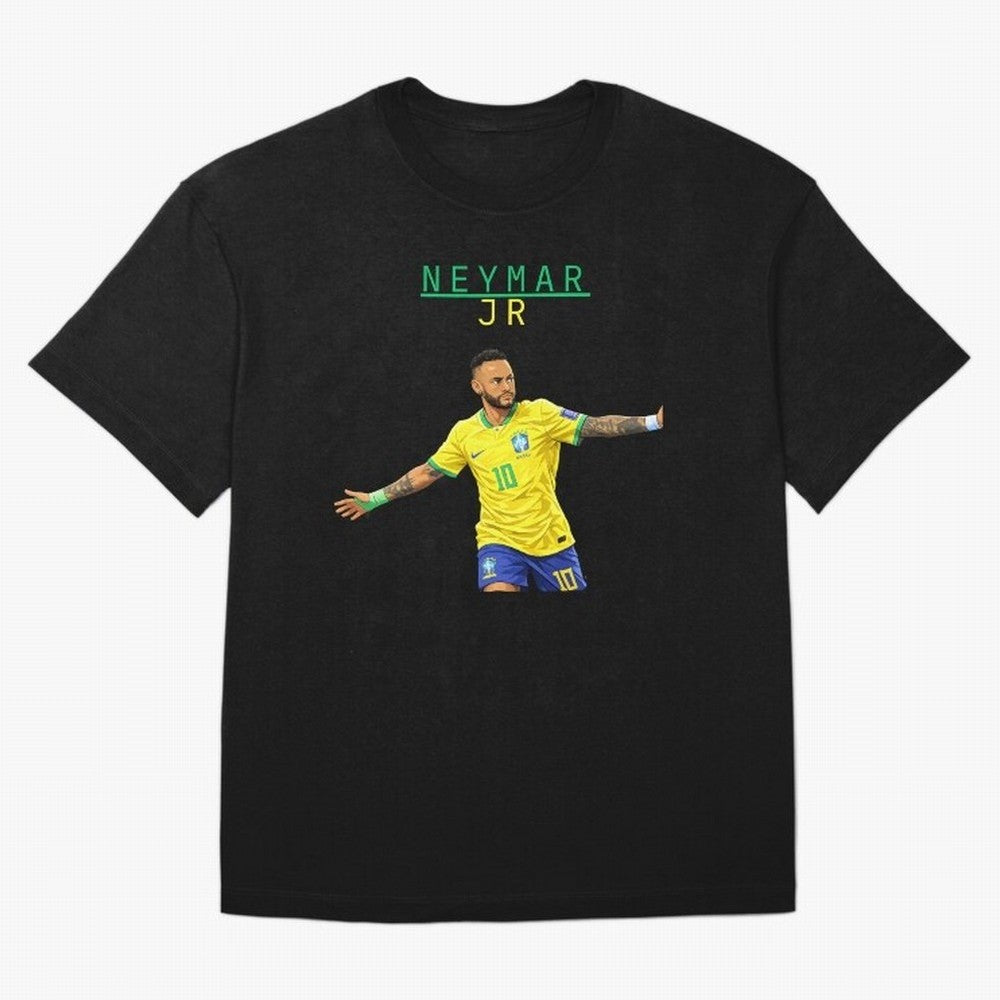 Neymar Oversized T-Shirt Relive Global Football Passion for FIFA World Cup 2026, Capturing Cristiano Ronaldo, Spain and Netherlands, Retro Football Energy, Iconic Rivalries, Trophy Chase Drama and Stadium Atmosphere; Built for Supporters Chasing