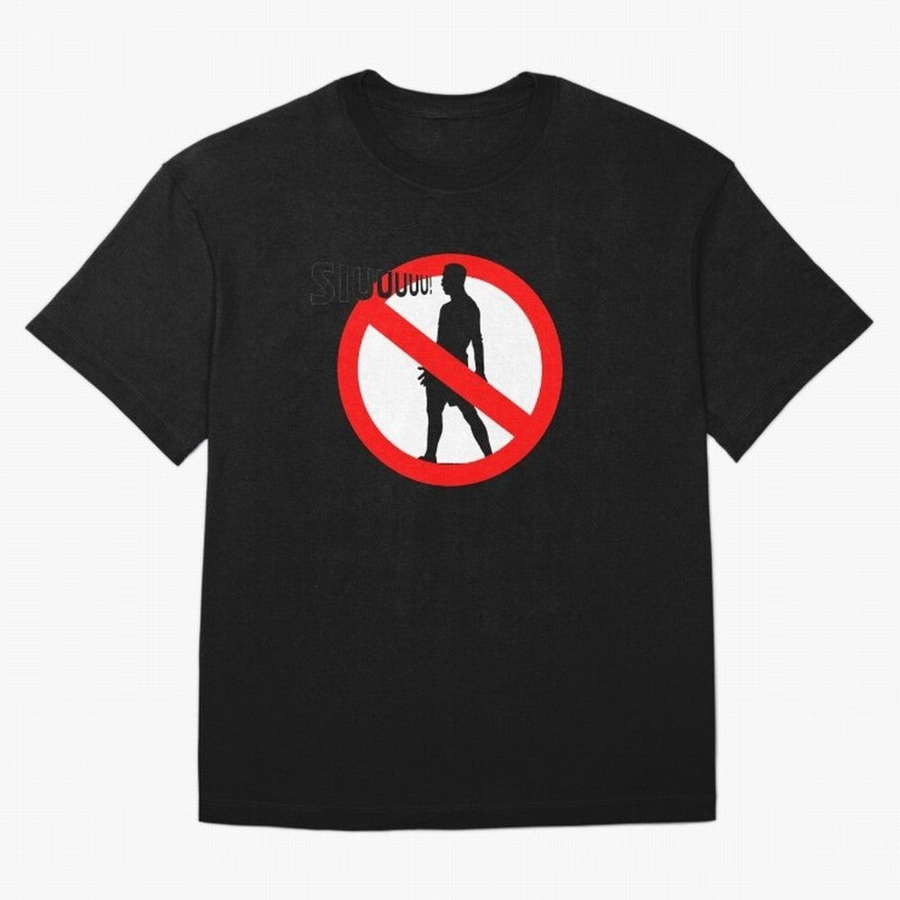No Siiuuu Funny Soccer Meme Design Oversized T-Shirt Back Your Heroes with FIFA World Cup 2026 Group Stage for Fans of Messi, Neymar and Mbappe and Netherlands, Bringing Soccer Culture, Superstar Moments, National Team Dreams and Competitive Fire;