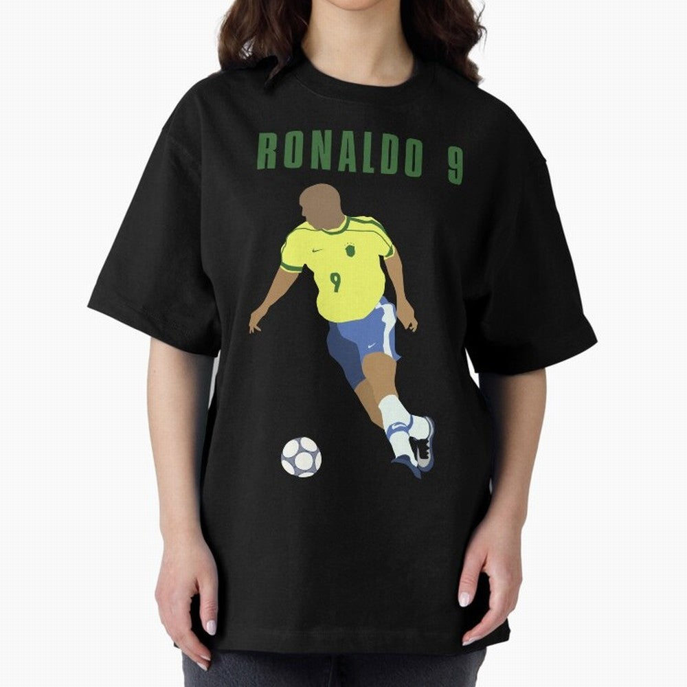 BRAZIL 9 Oversized T-Shirt Keep the Legacy of FIFA World Cup 2026 Group Stage Featuring Cristiano Ronaldo, Haaland and CR7, Germany Energy, Soccer Culture, Superstar Moments, National Team Dreams and Competitive Fire; Made for Die Hard Supporters,