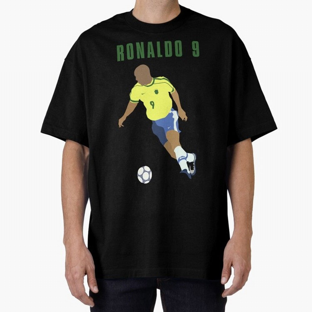 BRAZIL 9 Oversized T-Shirt Keep the Legacy of FIFA World Cup 2026 Group Stage Featuring Cristiano Ronaldo, Haaland and CR7, Germany Energy, Soccer Culture, Superstar Moments, National Team Dreams and Competitive Fire; Made for Die Hard Supporters,