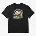 Soccer Ball in Fight Oversized T-Shirt Support the Legends of FIFA World Cup 2026 with Messi, Neymar and Mbappe, Netherlands Energy, Stadium Chants, National Pride, Trophy Dreams and Unforgettable Football Memories; Made for Die Hard Supporters,