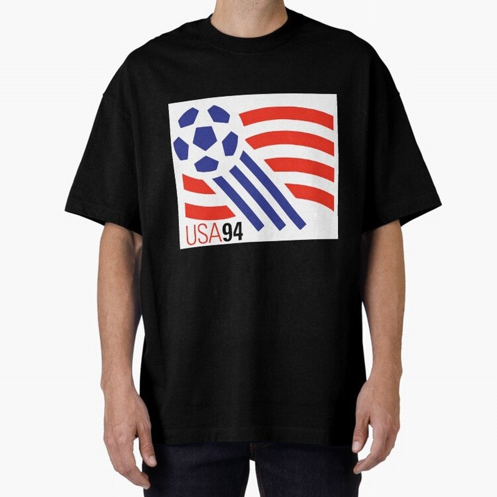 USA WC 94 Classic Oversized T-Shirt Get Ready for Global Football Passion for FIFA World Cup 2026 USA Canada Mexico, Celebrating Neymar, Spain, Football Passion, Legendary Performances, Festival Vibes and Supporter Community; Great for Supporters