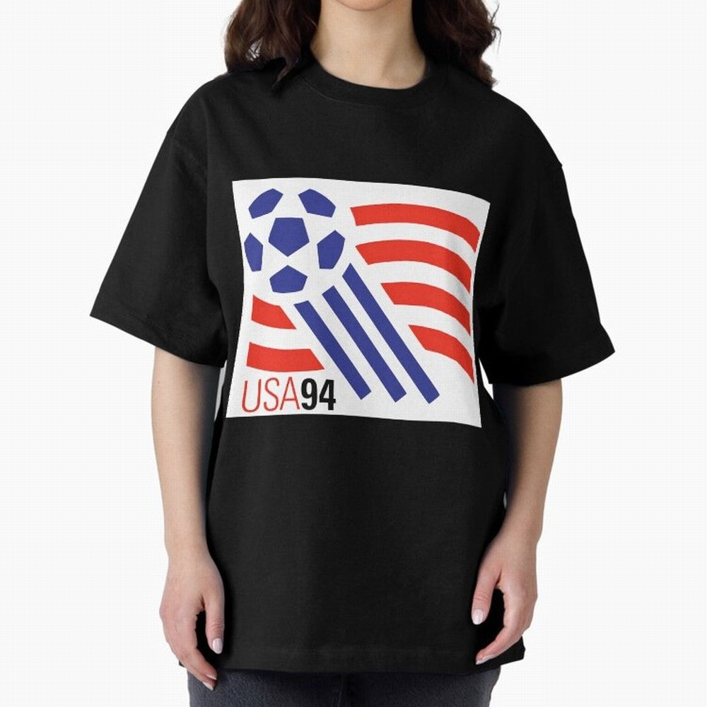 USA WC 94 Classic Oversized T-Shirt Get Ready for Global Football Passion for FIFA World Cup 2026 USA Canada Mexico, Celebrating Neymar, Spain, Football Passion, Legendary Performances, Festival Vibes and Supporter Community; Great for Supporters