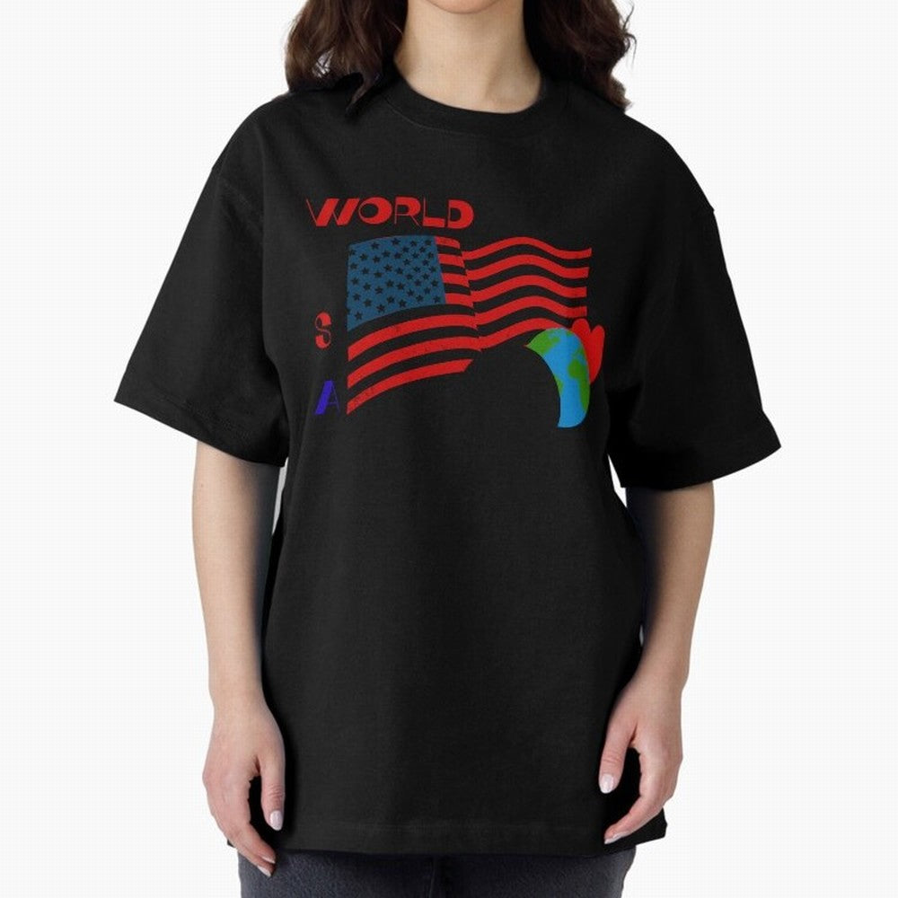 World cup 26 Oversized T-Shirt Celebrate the Biggest Stage of the FIFA World Cup 2026 Journey through Mbappe and Neymar Highlights, Germany Pride, Goal Celebration Energy, Supporter Heritage, Football Icons and Worldwide Tournament Joy; Ideal for