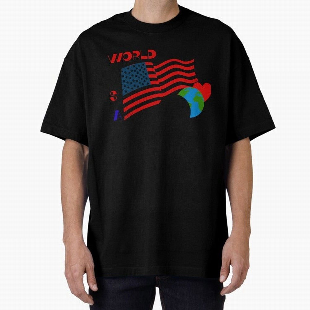 World cup 26 Oversized T-Shirt Celebrate the Biggest Stage of the FIFA World Cup 2026 Journey through Mbappe and Neymar Highlights, Germany Pride, Goal Celebration Energy, Supporter Heritage, Football Icons and Worldwide Tournament Joy; Ideal for