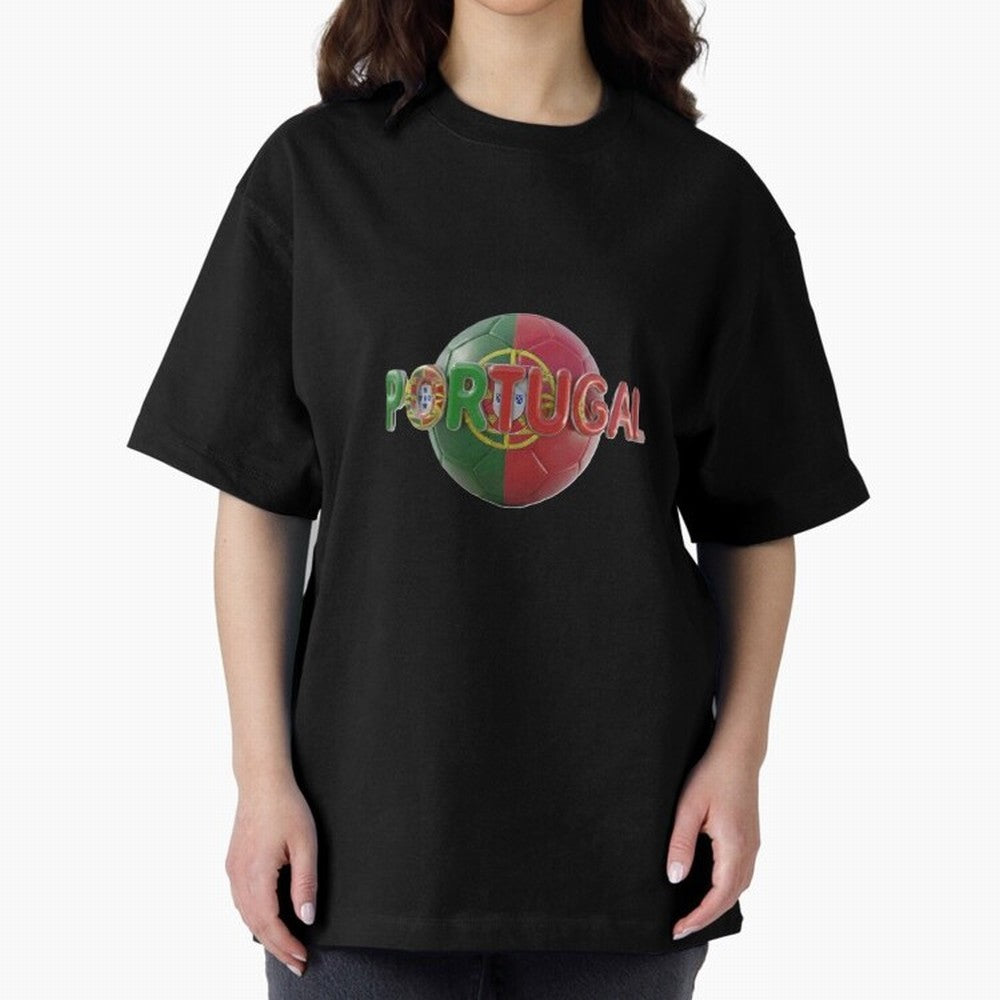 Portugal Soccer World Cup Oversized T-Shirt Stand Proud for the FIFA World Cup 2026 Journey through Messi, CR7 and Mbappe Highlights, Brazil Pride, Game Day Rituals, Football Legends, Country Pride and the Road to the Final; Made for Die Hard
