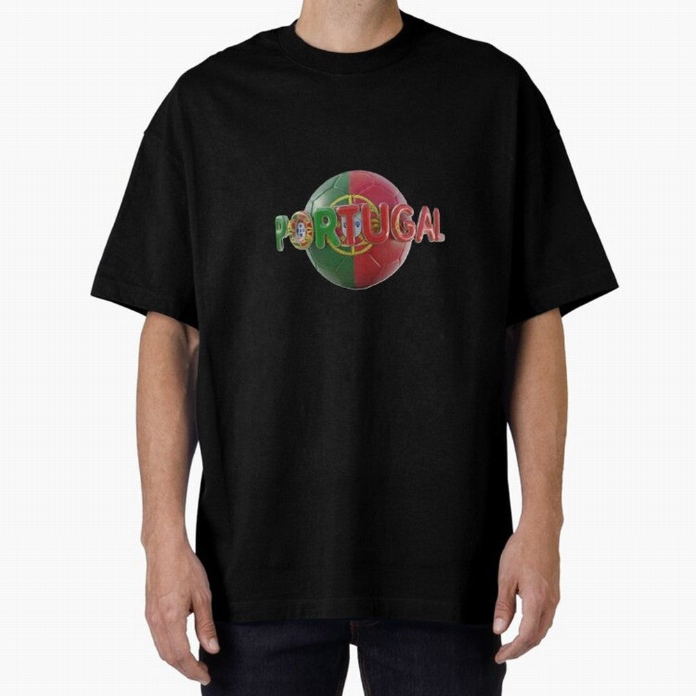 Portugal Soccer World Cup Oversized T-Shirt Stand Proud for the FIFA World Cup 2026 Journey through Messi, CR7 and Mbappe Highlights, Brazil Pride, Game Day Rituals, Football Legends, Country Pride and the Road to the Final; Made for Die Hard