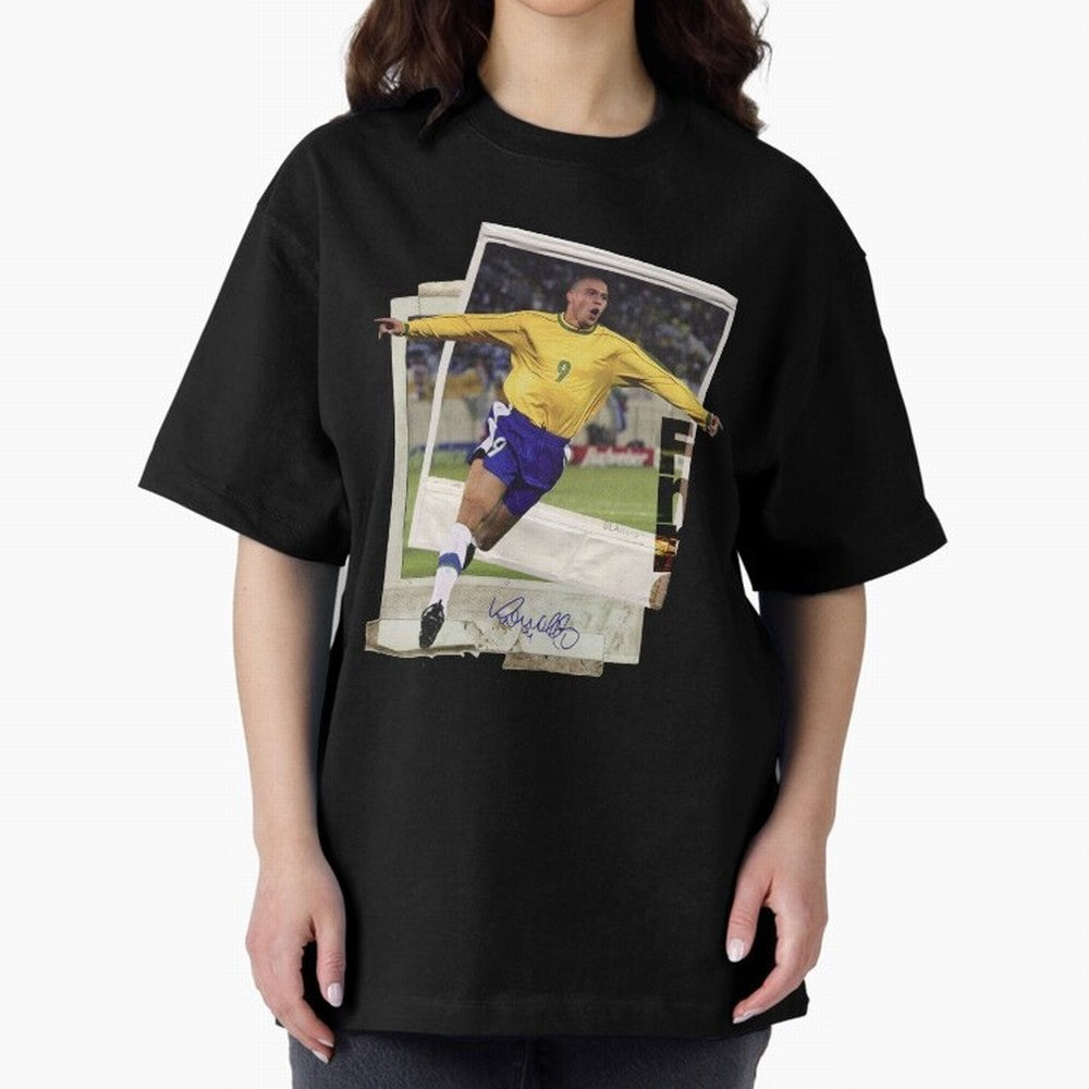 Ronaldo the phenomenon Oversized T-Shirt Bring Trophy Dreams to FIFA World Cup 2026 Group Stage Spirit, Featuring England, France and Netherlands, CR7 and Messi, Football Passion, Legendary Performances, Festival Vibes and Supporter Community;