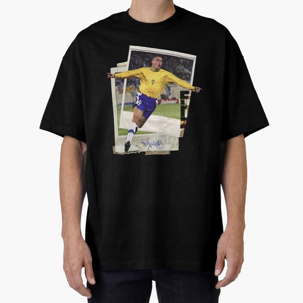 Ronaldo the phenomenon Oversized T-Shirt Bring Trophy Dreams to FIFA World Cup 2026 Group Stage Spirit, Featuring England, France and Netherlands, CR7 and Messi, Football Passion, Legendary Performances, Festival Vibes and Supporter Community;
