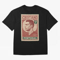 Vintage Portuguese Football Legend No.7 Poster, sticker ¨C Retro Soccer Icon Art for Fans of Manchester, Madrid & Juventus Oversized T-Shirt Celebrate the Road through the FIFA World Cup 2026 Journey through Messi, Neymar and Mbappe Highlights,