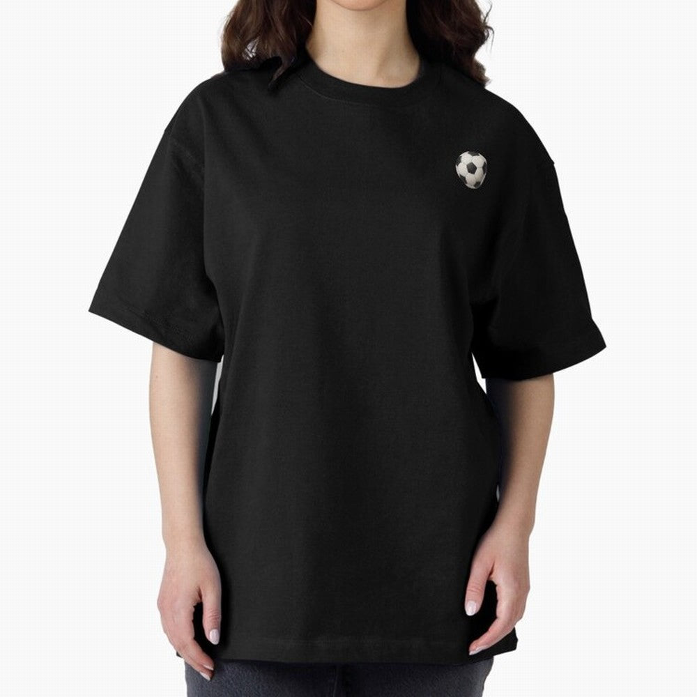 Soccer Ball Oversized T-Shirt Honor the Football Icons of the FIFA World Cup 2026 USA Canada Mexico Journey through CR7 Highlights, Portugal, Spain and Germany Pride, Football Festival Excitement, Trophy Ambitions, Country Rivalries and Star Player