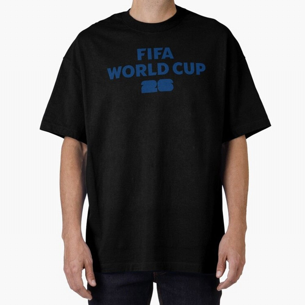The Biggest Tournament in the World Oversized T-Shirt Relive FIFA World Cup 2026 USA Canada Mexico for Fans of Messi and France, Bringing Stadium Memories, Football Loyalty, International Chants and Championship Tradition; Great for Supporters Who