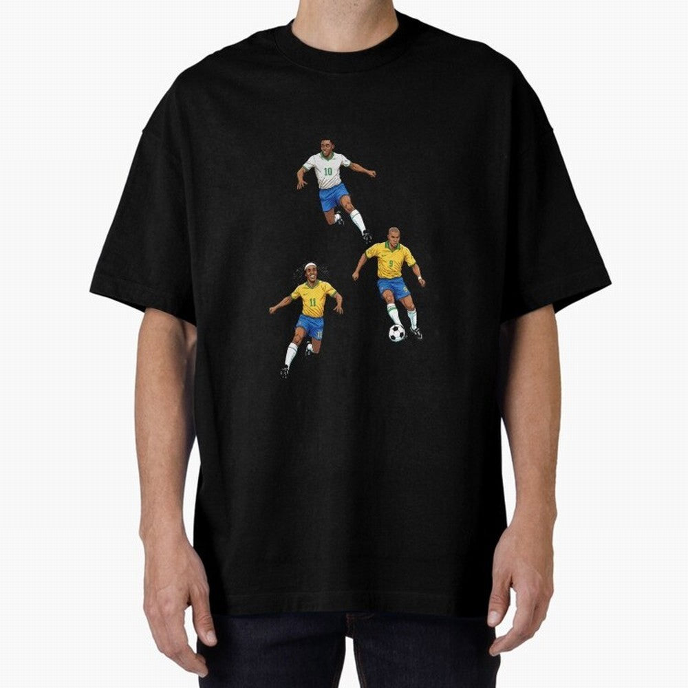 5 Oversized T-Shirt Experience the FIFA World Cup 2026 USA Canada Mexico Journey through Cristiano Ronaldo, Haaland and CR7 Highlights, Brazil Pride, Football History, Final Match Energy, Crowd Noise and Once in a Lifetime Moments; Great for Watch