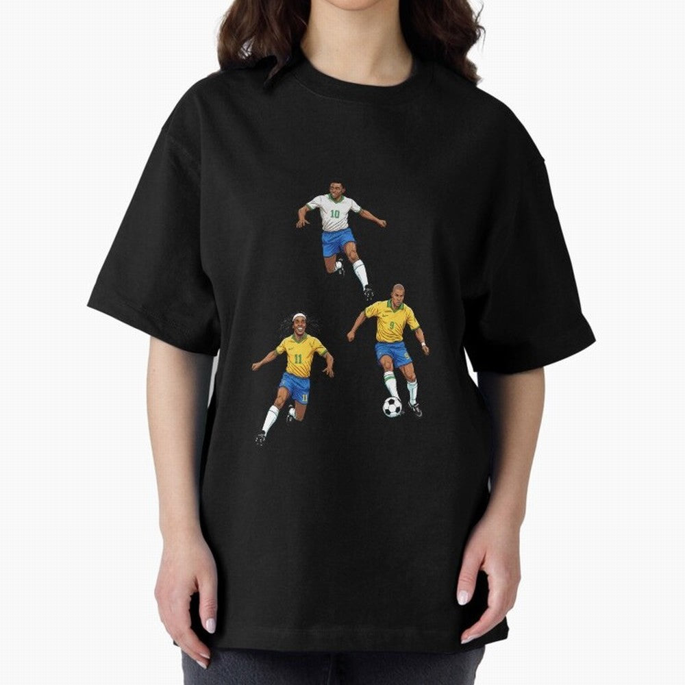 5 Oversized T-Shirt Experience the FIFA World Cup 2026 USA Canada Mexico Journey through Cristiano Ronaldo, Haaland and CR7 Highlights, Brazil Pride, Football History, Final Match Energy, Crowd Noise and Once in a Lifetime Moments; Great for Watch
