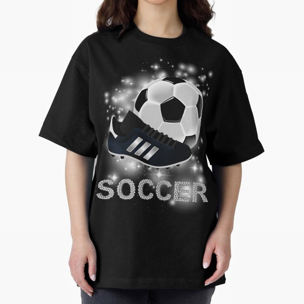 Soccer lover, passion for the ball Oversized T-Shirt Make Every Match About Global Football Passion for FIFA World Cup 2026, Driven by Haaland and Mbappe, Netherlands, Vintage Soccer Flavor, Modern Football Stars, National Flags and Final Night