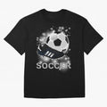 Soccer lover, passion for the ball Oversized T-Shirt Make Every Match About Global Football Passion for FIFA World Cup 2026, Driven by Haaland and Mbappe, Netherlands, Vintage Soccer Flavor, Modern Football Stars, National Flags and Final Night