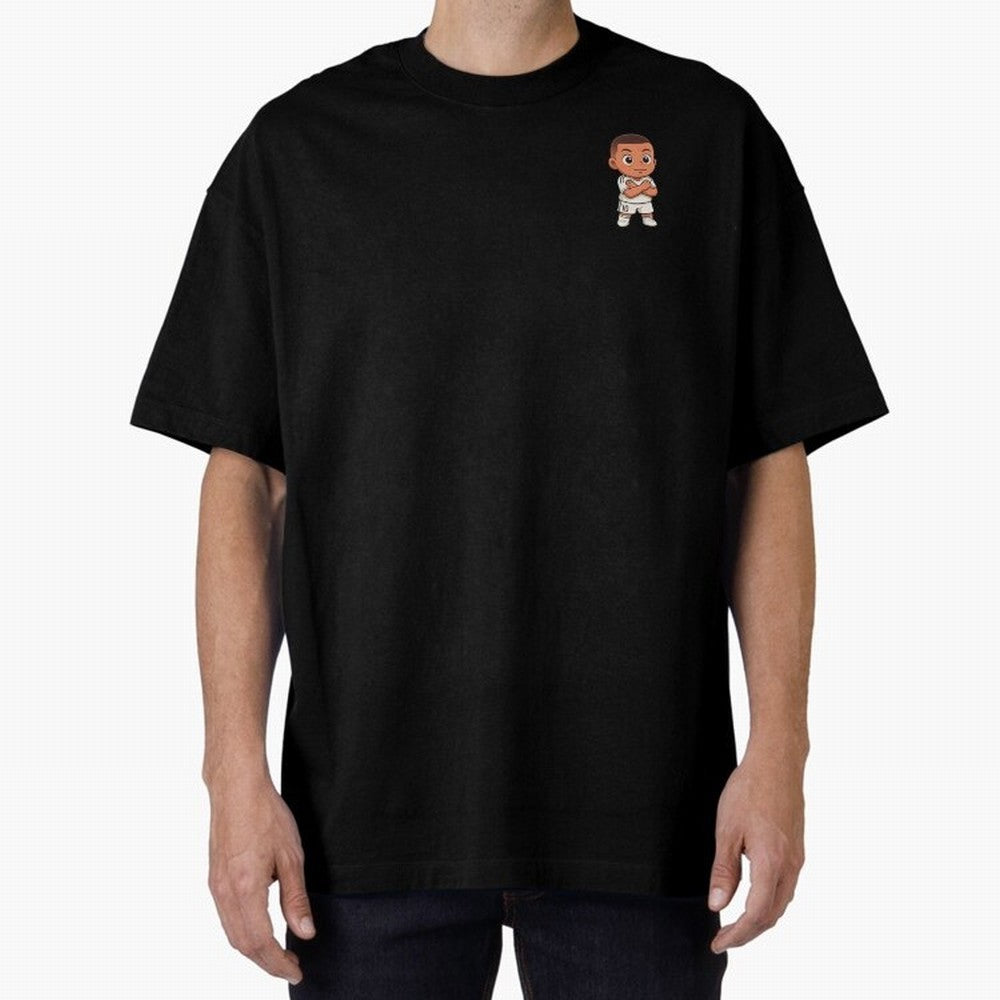 KYLIAN MBAPPE REAL MADRID CELEBRATION | CHIBI STICKER Oversized T-Shirt Show Passion for the Stars of Global Football Passion for FIFA World Cup 2026, Celebrating Cristiano Ronaldo, Argentina, France and Brazil, Tournament Hype, Historic Matchups,