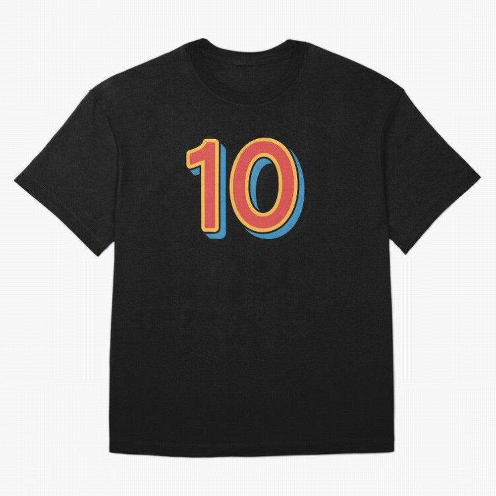 Number 10 Oversized T-Shirt Share Global Football Passion for FIFA World Cup 2026 USA Canada Mexico, Driven by Haaland, Netherlands, Championship Spirit, Famous Goals, Roaring Crowds and International Football Unity; Perfect for Supporters Who Want